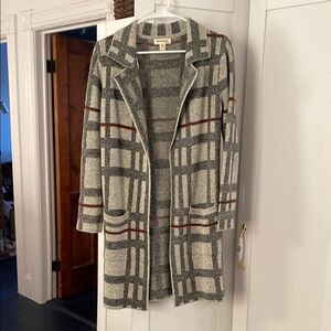 Monteau - Plaid Long Coat